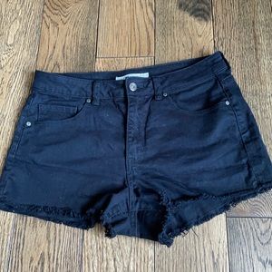 Melrose and Market Black Denim Shorts